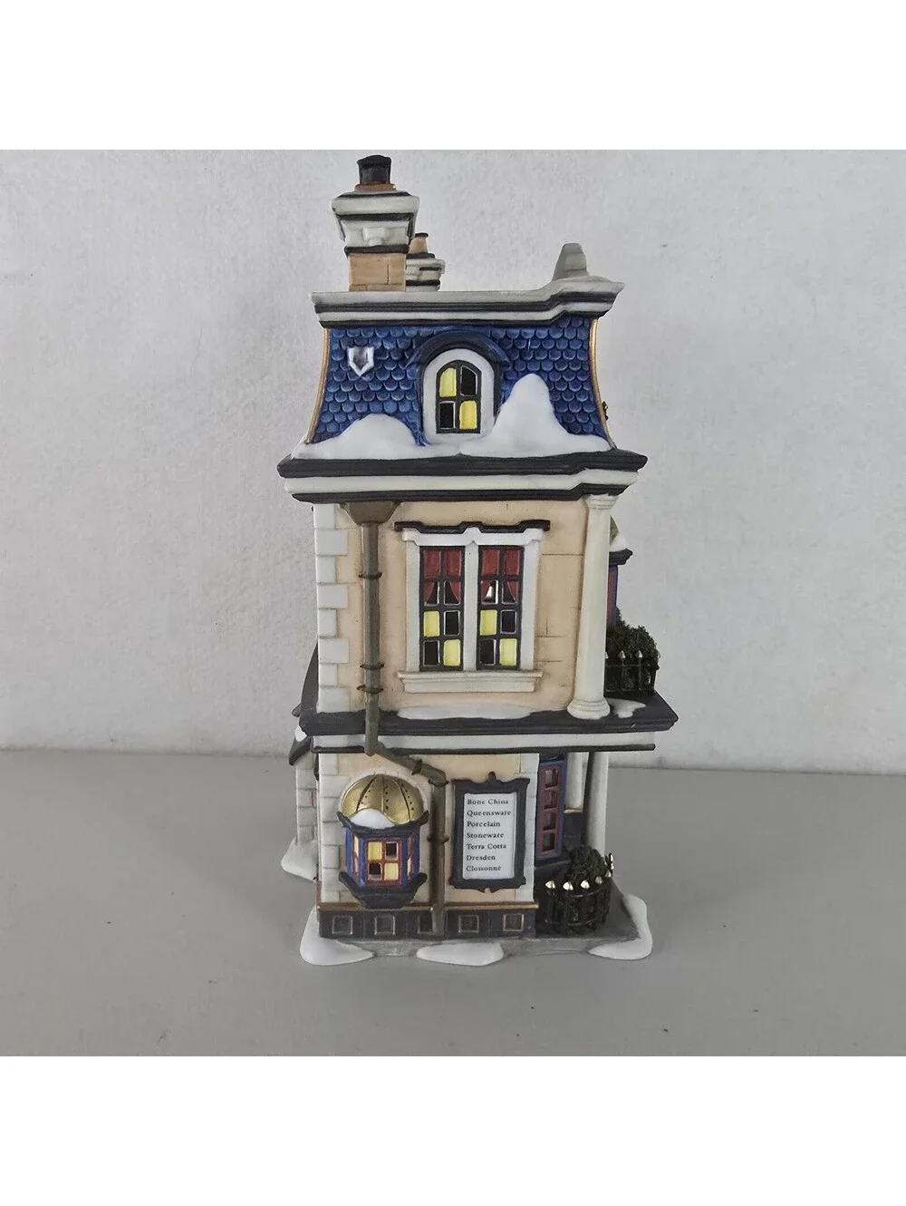 Department 56 Teaman & Crupp China Shop Dickens #58314 Working Light Porcelain